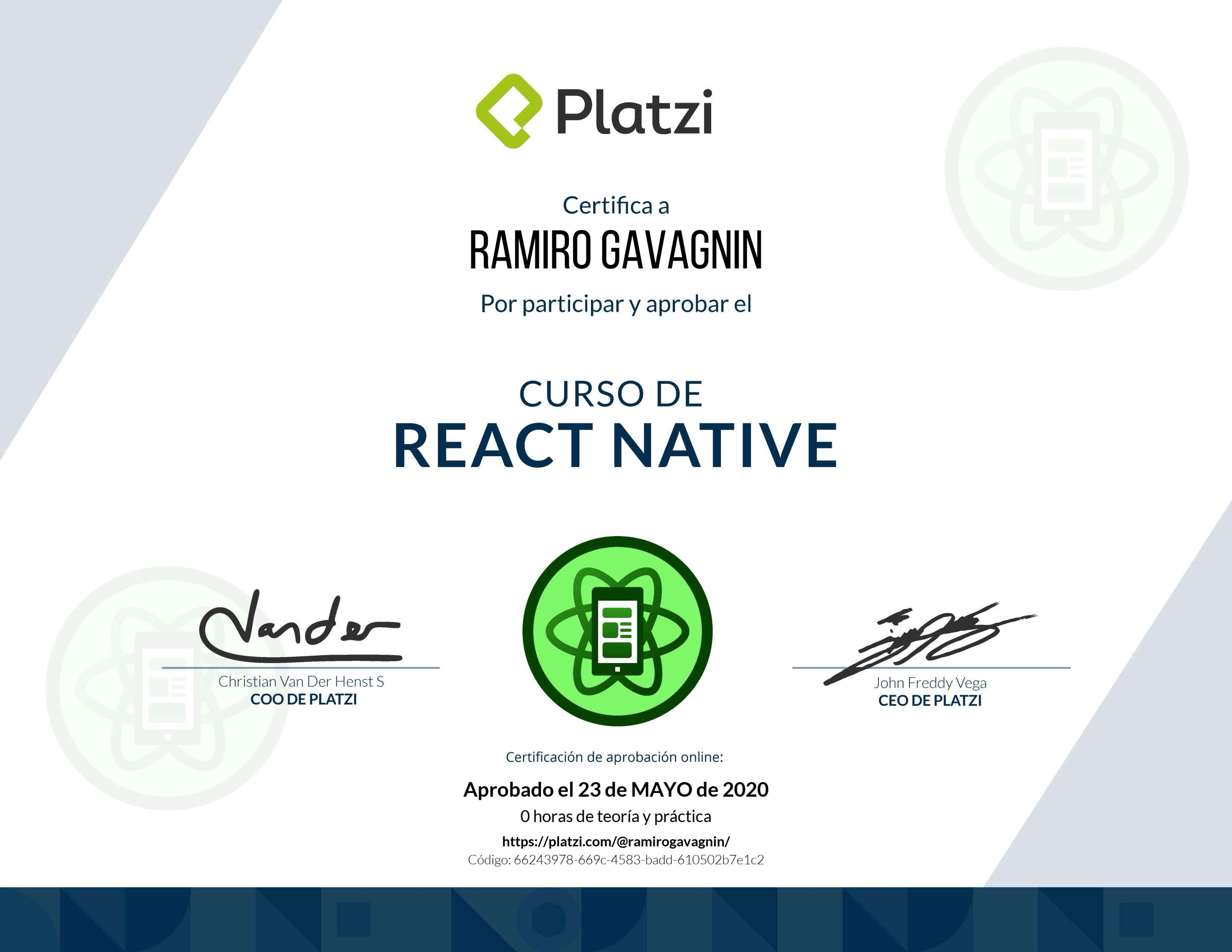 React Native Course